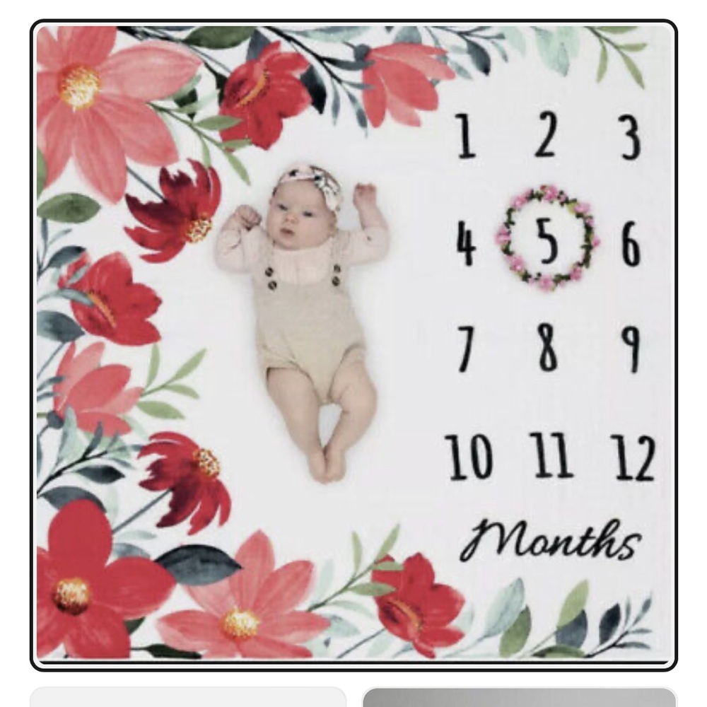 Pondering Pine Organic Muslin Milestone Blanket